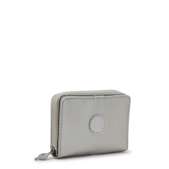 Carteras Kipling Money Love Metallic Small Wallet Plateados | MX 2207QM